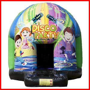 Luchtkussen Disco met Licht & Geluid overdekt 16 Luchtkussen Disco met Licht & Geluid overdekt 16