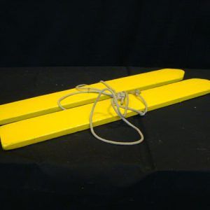 Skilopen 1 persoon met touw Skilopen 1 persoon met touw