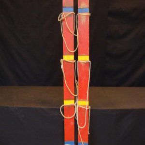 Skilopen 6 personen met touwen Skilopen 6 personen met touwen