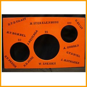 Voetbalschietwand Oranje Voetbalschietwand Oranje