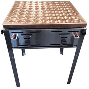 Poffertjesplaat 72 dops (Excl. gas) Poffertjesplaat 72 dops (Excl. gas)