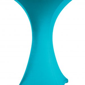 Statafel rok Stretch Turquoise 80 cm